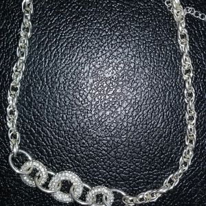 Fashion jewerly Silver tone necklace